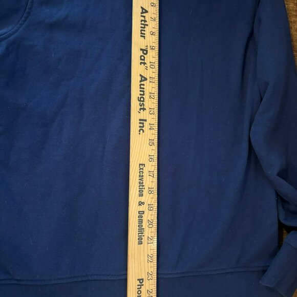 Lands End Men's Navy Blue Button-Up Cardigan Sweater W/Shawl Collar - S - Picture 6 of 7